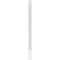 Ekena Millwork Fluted PVC Pilaster w/Standard Capital & Base, 7"W x 120"H x 2"P PILP07X120FL01-2 - alternate 3